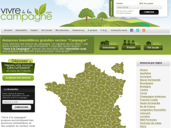 vivre-a-la-campagne.com website preview