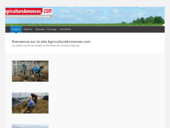 agricultureannonces.com website preview