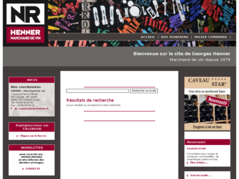vin-henner.fr website preview