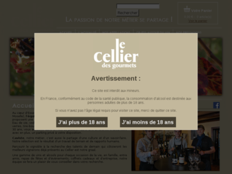 caviste-lecellierdesgourmets.com website preview