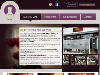 aux100vins.fr website preview