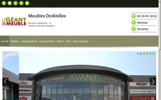 meublesdesbiolles.fr website preview