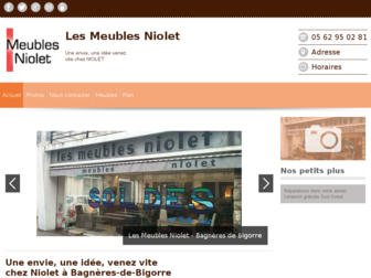 meubles-niolet.fr website preview