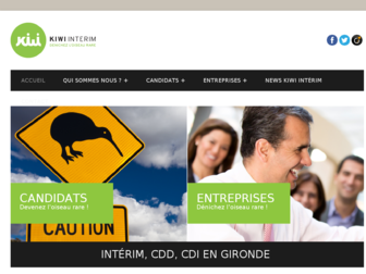 kiwi-interim.fr website preview