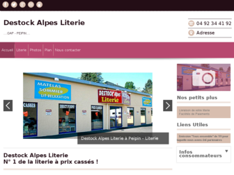 destock-alpes-literie.fr website preview