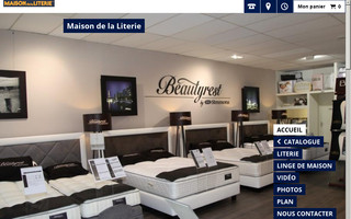 literie-anglet.fr website preview