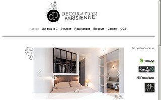 decoration-parisienne.com website preview