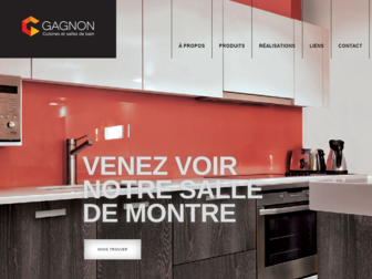 gagnoncuisine.com website preview