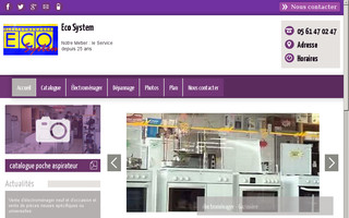 eco-system.fr website preview