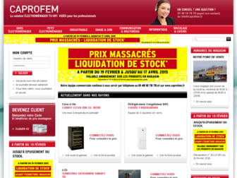 caprofem.fr website preview