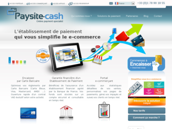 paysite-cash.fr website preview