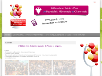 marcheauxvins.fr website preview