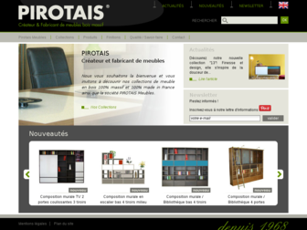 meubles-pirotais.com website preview