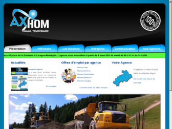 axhom-interim.fr website preview