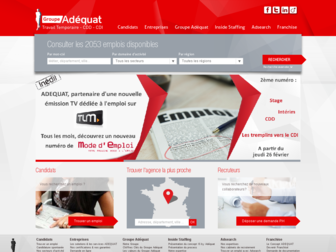 groupeadequat.fr website preview