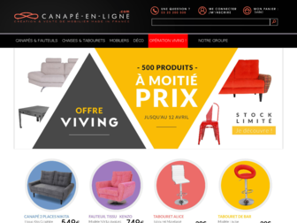 canape-en-ligne.com website preview