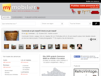 mymobilier.fr website preview