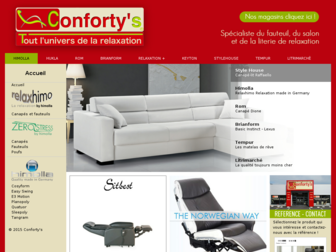 confortys.fr website preview