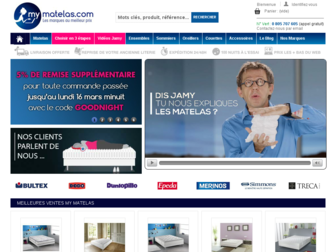 my-matelas.fr website preview