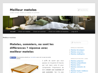 meilleur-matelas.fr website preview