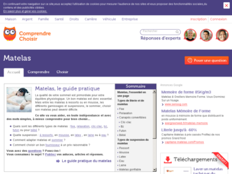 matelas.comprendrechoisir.com website preview