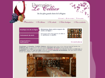 domainelecellier.fr website preview