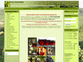 polydisvins.fr website preview