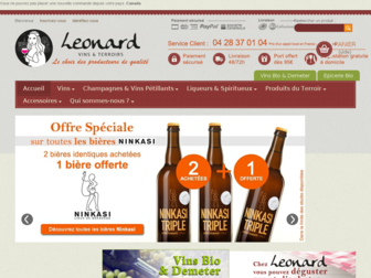 leonard-vins-et-terroirs.com website preview