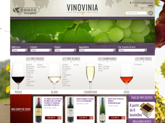 vinovinia.com website preview