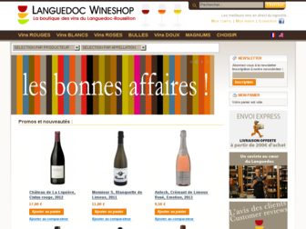 languedocwineshop.fr website preview