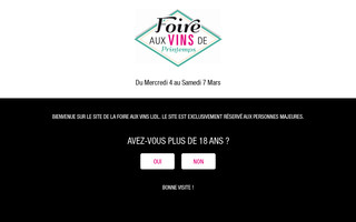 foireauxvins-lidl.fr website preview
