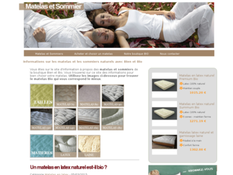 matelas-et-sommier.com website preview