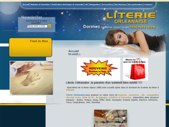 literie-orleanaise.com website preview