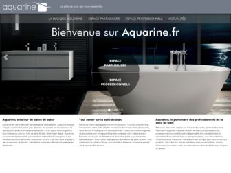 aquarine.fr website preview