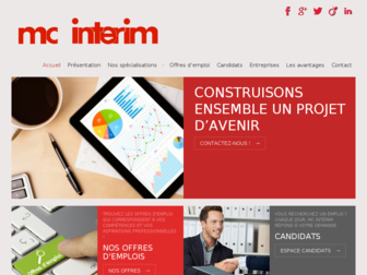 mc-interim.fr website preview