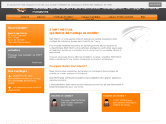 start-interim.fr website preview