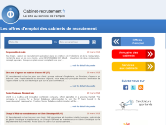 cabinet-recrutement.fr website preview