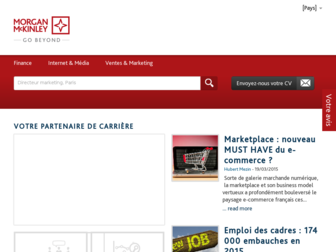 morganmckinley.fr website preview