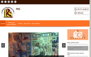 pieces-detachees-electromenager-clermontferrand.fr website preview