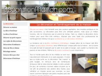 decorationmaison.com website preview