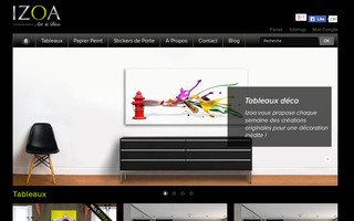 izoa.fr website preview