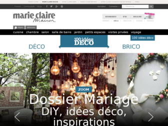 100ideesdeco.marieclairemaison.com website preview