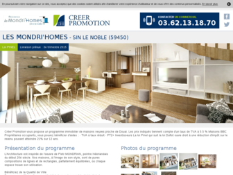 les-mondri-homes-sin-le-noble.creerpromotion.com website preview