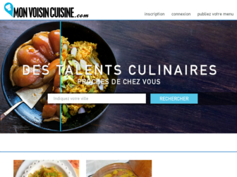 monvoisincuisine.fr website preview