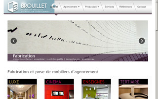 brouillet-production.fr website preview