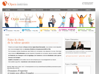 open-interim.fr website preview