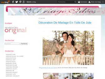 mariage-idees.com website preview