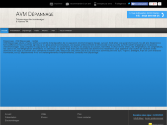 avmd.fr website preview