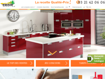 cuisinaffaires.com website preview