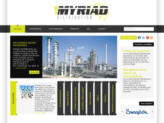 myriad-dz.com website preview